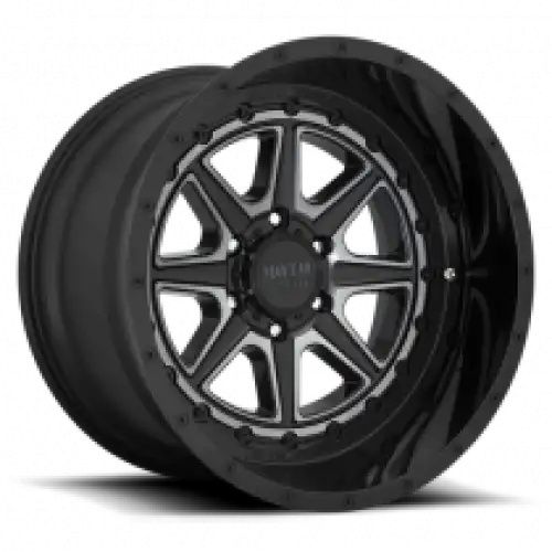 Moto Metal MO801 PHANTOM GLOSS BLACK W/ GRAY TINT 8x165.1 20R 10 125.1 -18