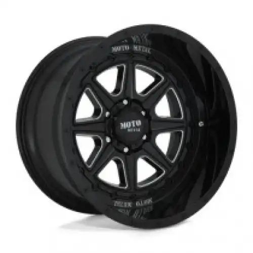Moto Metal MO801 PHANTOM GLOSS BLACK MILLED 5x139.7 20R 10 78.1 -18