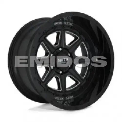 Moto Metal MO801 PHANTOM GLOSS BLACK MILLED 6x139.7 20R 12 106.1 -44