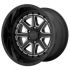 Moto Metal MO801 PHANTOM GLOSS BLACK W/ GRAY TINT 8x165.1 22R 12 125.1 -44
