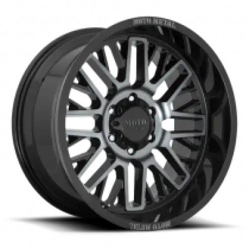 Moto Metal MO802 GLOSS BLACK MACHINED W/ GRAY TINT 6x139.7 20R 9 106.1 18
