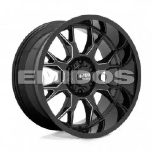 Moto Metal MO806 GLOSS BLACK MILLED 5x127 20R 10 71.5 -18