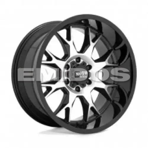 Moto Metal MO806 GLOSS BLACK MACHINED 6x135 20R 10 87.1 -18