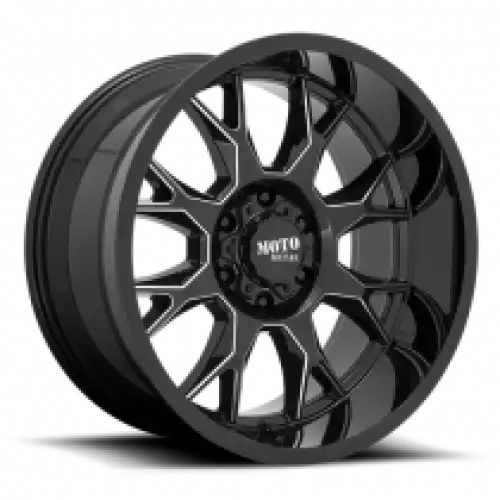 Moto Metal MO806 GLOSS BLACK MILLED 6x139.7 20R 10 106.1 -18