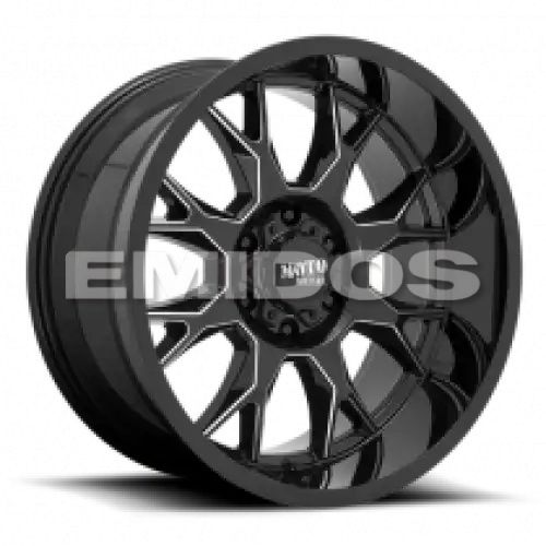 Moto Metal MO806 GLOSS BLACK MILLED 6x135 20R 9 87.1 BNK