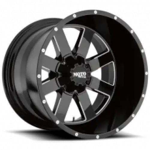 Moto Metal MO962 GLOSS BLACK MILLED 8x170 17R 10 125.1 -24