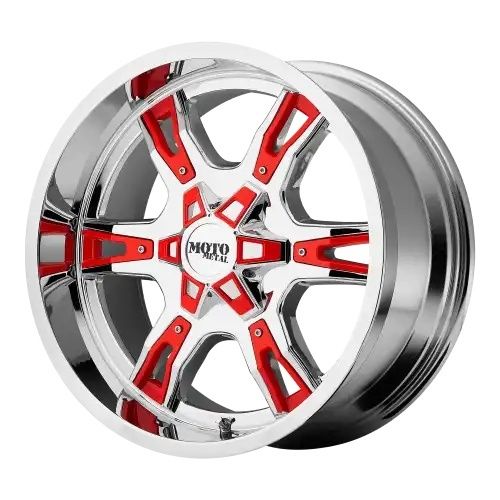 Moto Metal MO969 CHROME W/ ACCENTS 5x150 18R 9 110.1 BNK