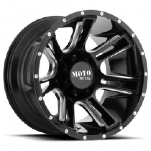 Moto Metal MO982 AMP GLOSS BLACK MILLED 5x127 20R 12 72.56 -44