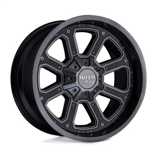 Moto Metal MO984 SHIFT MATTE GRAY W/ G-BLK INSERTS 5x127/139.7 22R 14 78.1 -76