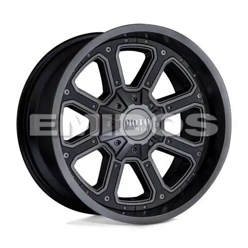Moto Metal MO984 SHIFT MATTE GRAY W/ G-BLK INSERTS 5x127/139.7 22R 14 78.1 -76