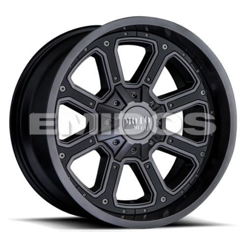 Moto Metal MO984 SHIFT MATTE BLACK W/ G-BLK INSERTS 6x135/139.7 17R 9 106.1 -12