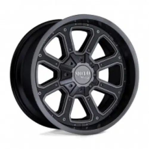 Moto Metal MO984 SHIFT MATTE GRAY W/ G-BLK INSERTS 8x170 17R 9 125.1 -12