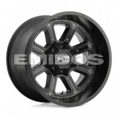 Moto Metal MO984 SHIFT MATTE BLACK W/ G-BLK INSERTS 8x170 17R 9 125.1 18