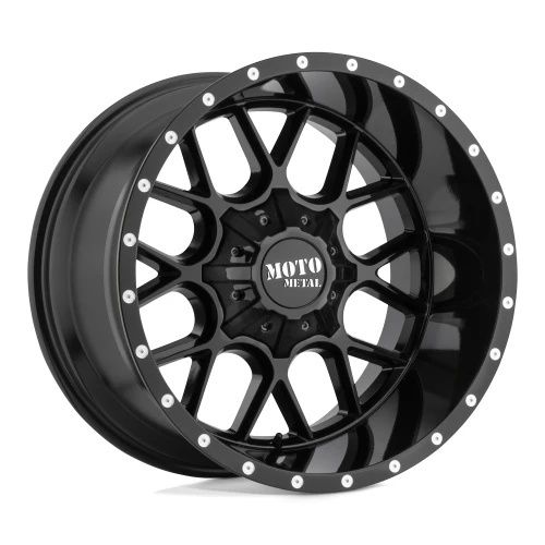 Moto Metal MO986 SIEGE GLOSS BLACK 8x170 20R 10 125.1 -18