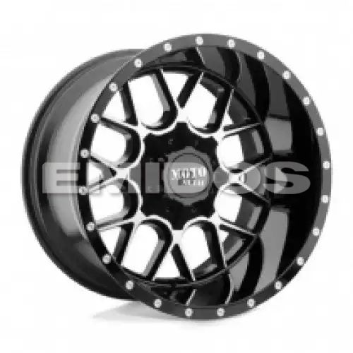 Moto Metal MO986 SIEGE GLOSS BLACK MACHINED 5x127/139.7 20R 9 78.1 18