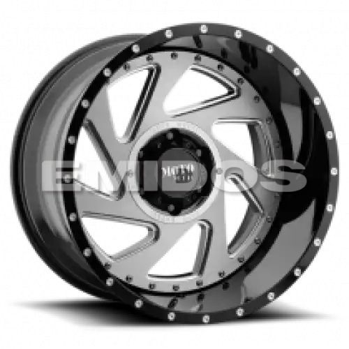 Moto Metal MO989 CHANGE UP GLOSS BLACK MILLED W/ BRUSHED INSERTS 5x150 20R 12 110.1 -44