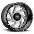 Moto Metal MO989 CHANGE UP GLOSS BLACK MILLED W/ BRUSHED INSERTS 5x150 20R 12 110.1 -44