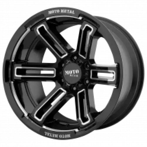 Moto Metal MO991 RUKUS GLOSS BLACK MILLED 5x127 20R 9 78.1 BNK