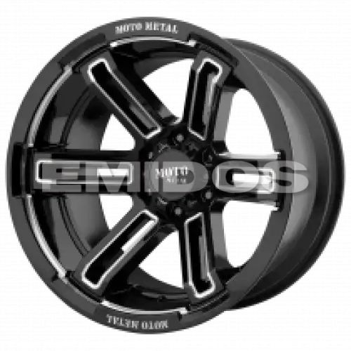 Moto Metal MO991 RUKUS GLOSS BLACK MILLED 5x139.7 20R 9 78.1 BNK