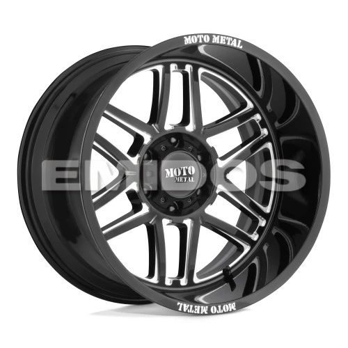 Moto Metal MO992 FOLSOM GLOSS BLACK MILLED 8x170 20R 9 125.1 18
