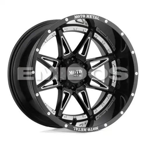 Moto Metal MO993 HYDRA GLOSS BLACK MILLED 5x127 17R 9 78.1 -12