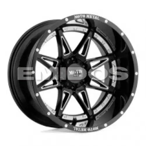 Moto Metal MO993 HYDRA GLOSS BLACK MILLED 6x139.7 17R 9 106.1 -12