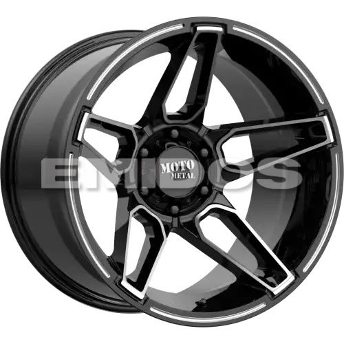 Moto Metal MO994 FANG GLOSS BLACK MACHINED 5x127 20R 12 71.5 -44