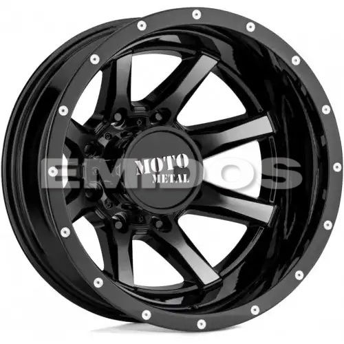 Moto Metal MO995 GLOSS BLACK MACHINED - REAR 8x210 17R 6.5 154.3 -140