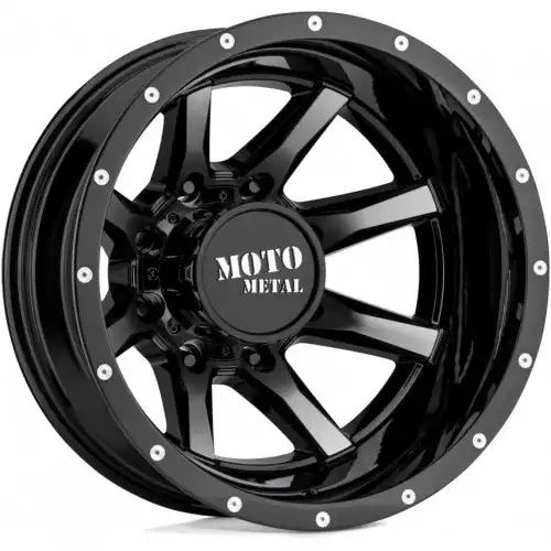 Moto Metal MO995 GLOSS BLACK MACHINED - REAR 8x210 17R 6.5 154.3 -155