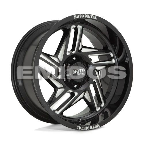 Moto Metal MO996 RIPSAW GLOSS BLACK MILLED 6x139.7 20R 10 106.1 -18