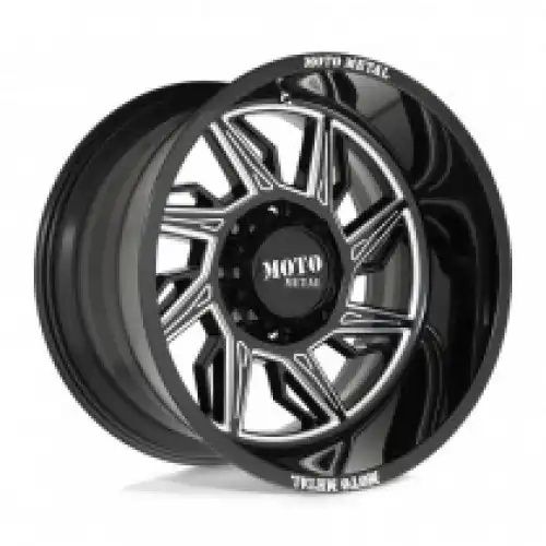 Moto Metal MO997 HURRICANE GLOSS BLACK MILLED - RIGHT DIRECTIONAL 6x135 20R 12 87.1 -44