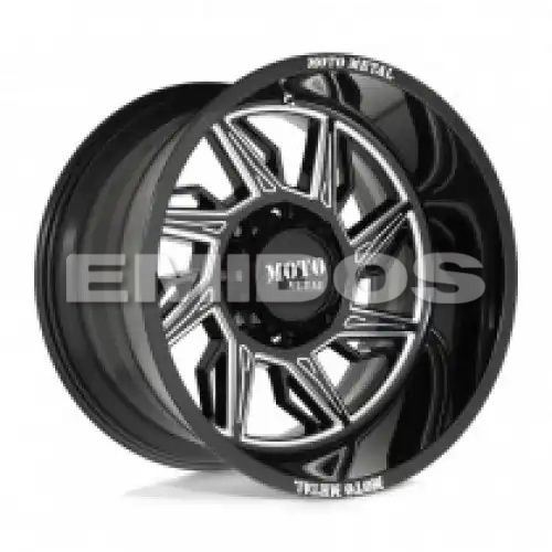 Moto Metal MO997 HURRICANE GLOSS BLACK MILLED - RIGHT DIRECTIONAL 6x135 20R 12 87.1 -44