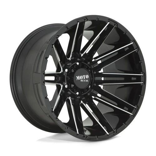 Moto Metal MO998 KRAKEN GLOSS BLACK MILLED 5x127 20R 10 71.5 -18