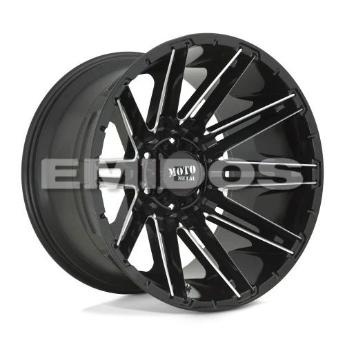 Moto Metal MO998 KRAKEN GLOSS BLACK MILLED 6x139.7 20R 12 106.1 -44