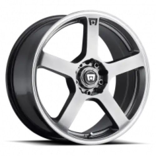 Motegi Racing MR116 FS5 DARK SILVER W/ MACHINED FLANGE 5x100/114.3 16R 7 72.56 40