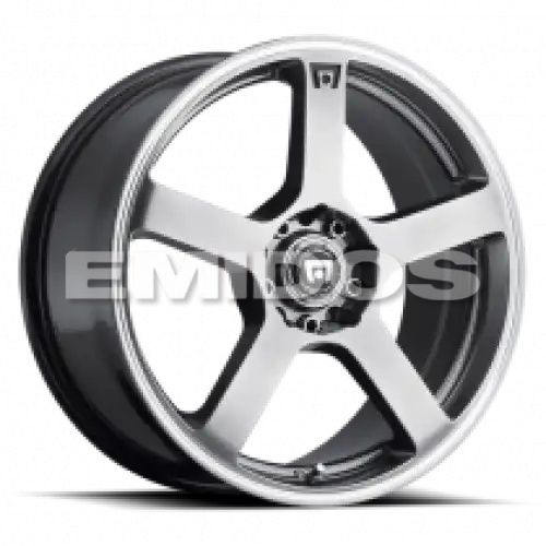 Motegi Racing MR116 FS5 DARK SILVER W/ MACHINED FLANGE 5x100/114.3 17R 7 72.56 40