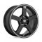 Motegi Racing MR116 FS5 GLOSS BLACK W/ MACHINED FLANGE 5x112/114.3 17R 7 72.56 40