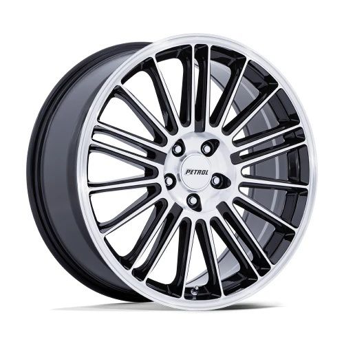 Petrol PE001 P1D GLOSS BLACK W/ MACHINED FACE 5x112 19R 8 72.56 40