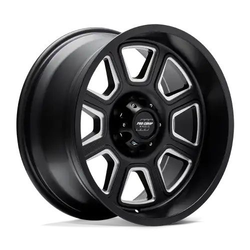Pro Comp PA64 GUNNER SATIN BLACK MILLED 6x139.7 20R 10 108 -18