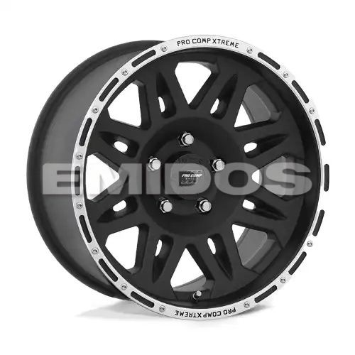 Pro Comp PA5 TORQ FLAT BLACK MACHINED 5x127 17R 9 78.1 -6