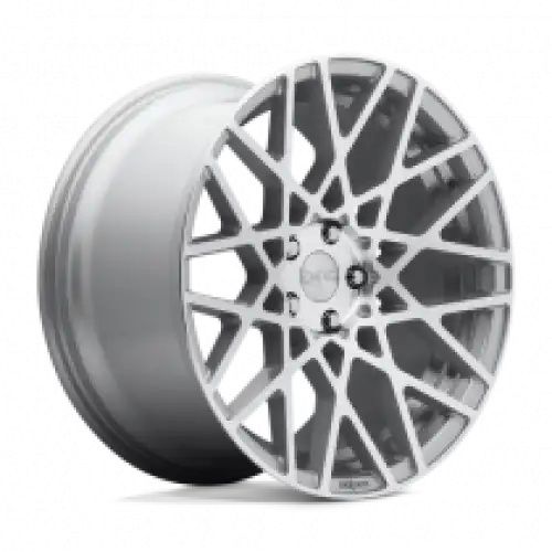 ROTIFORM R110 BLQ GLOSS SILVER MACHINED 5x112 20R 10 66.56 35