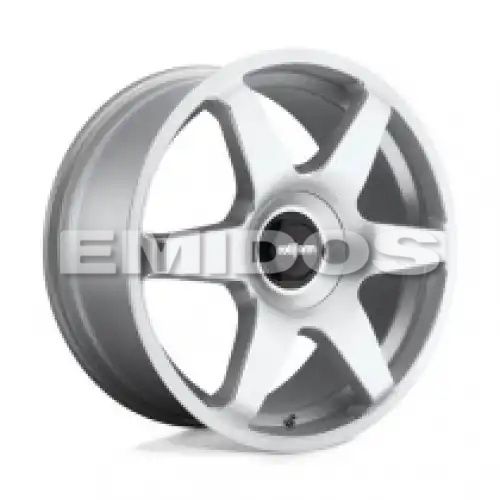 ROTIFORM R114 SIX GLOSS SILVER 5x114.3/120 18R 8.5 72.6 35