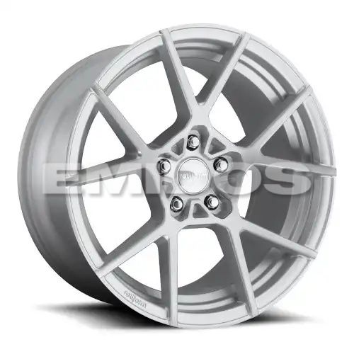 ROTIFORM R138 KPS GLOSS SILVER BRUSHED 5x112 18R 8.5 66.56 45