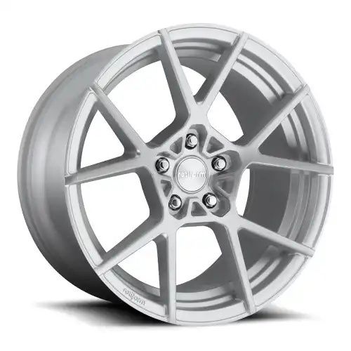 ROTIFORM R138 KPS GLOSS SILVER BRUSHED 5x112 19R 10 66.56 35