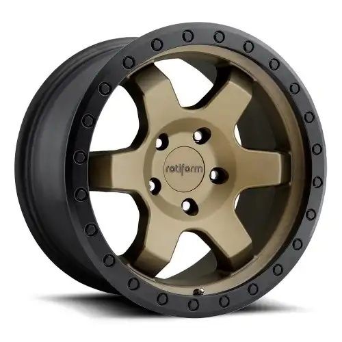 ROTIFORM R150 SIX-OR MATTE BRONZE BLACK BEAD RING 6x135 17R 9 87.1 1