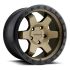 ROTIFORM R150 SIX-OR MATTE BRONZE BLACK BEAD RING 6x135 17R 9 87.1 1