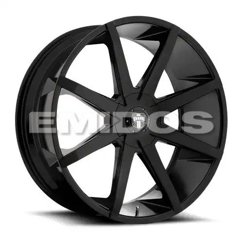 DUB S110 PUSH GLOSS BLACK 5x114.3/127 20R 8.5 72.56 30
