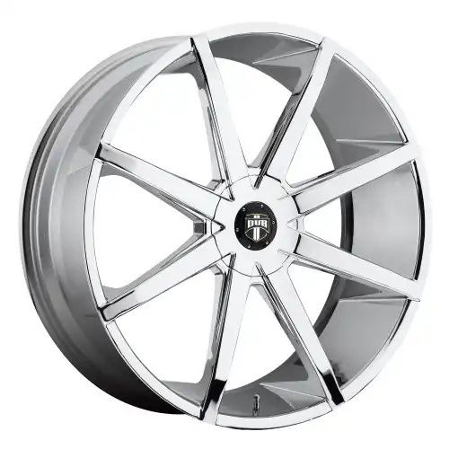 DUB S111 PUSH CHROME PLATED 6x135/139.7 24R 9.5 87.1 30