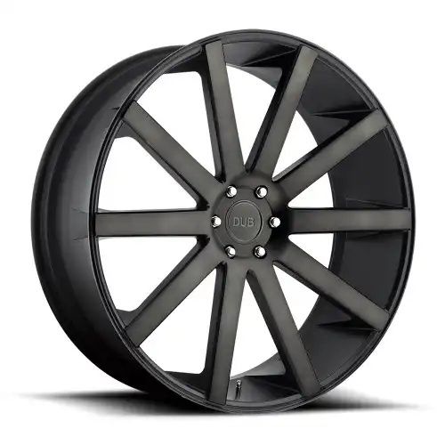 DUB S121 SHOT CALLA MATTE BLACK DOUBLE DARK TINT 6x139.7 26R 10 106.1 20