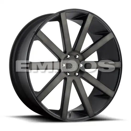 DUB S121 SHOT CALLA MATTE BLACK DOUBLE DARK TINT 6x139.7 26R 10 106.1 20